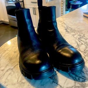 Lug Sole Chelsea Boots